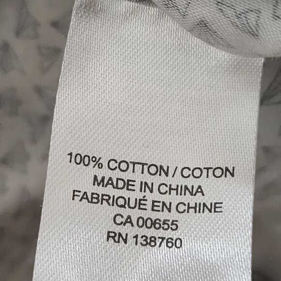 RW & Co White Paper Planes Printed 100% Cotton Slim Fit Shirt - Picture 5 of 5